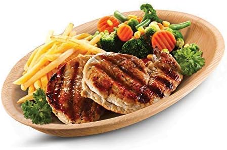 Verde Planet - 11" Oval Palm Leaf Plate, USDA Certified, Compostable | Pack of 10