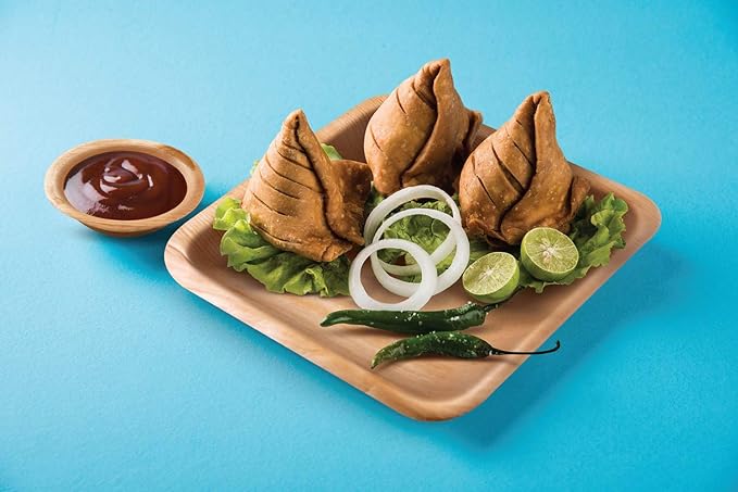 Verde Planet - 8" Square Palm Leaf Plate, USDA Certified, Compostable | Pack of 25